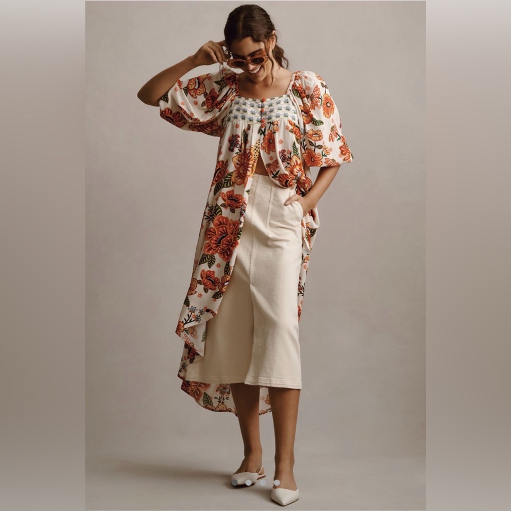 Anthropologie Pilcro The Kit Denim Skirt